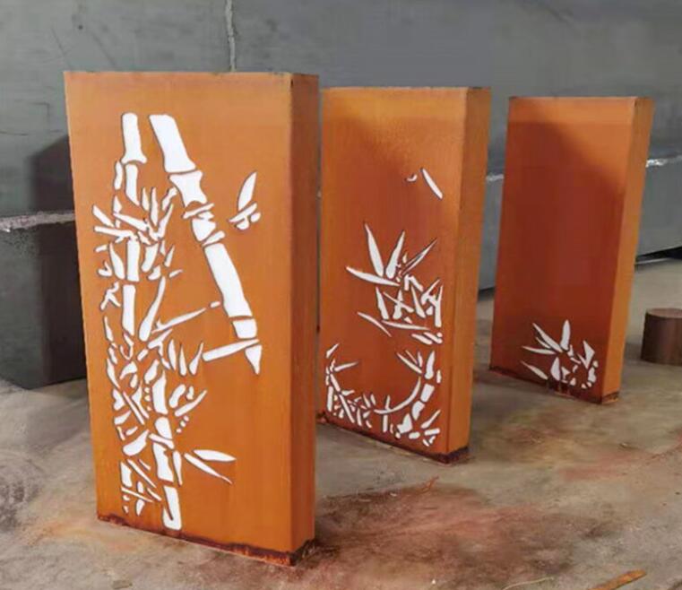 南谯锈钢板灯箱